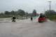 20 minutos de lluvia y otra vez, Santa Rosa inundada