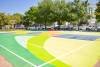 La Municipalidad de Santa Rosa pone en valor la Pista de Patín y la Cancha de Básquet del Paseo del Ferrocarril