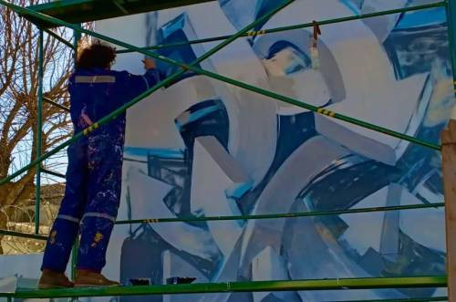 Avances en el Parque Lineal: incorporan un mural 3D y detallan los tramos de la segunda etapa
