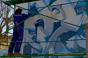 Avances en el Parque Lineal: incorporan un mural 3D y detallan los tramos de la segunda etapa