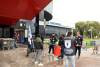 Vigiladores privados se manifestaron en supermercado