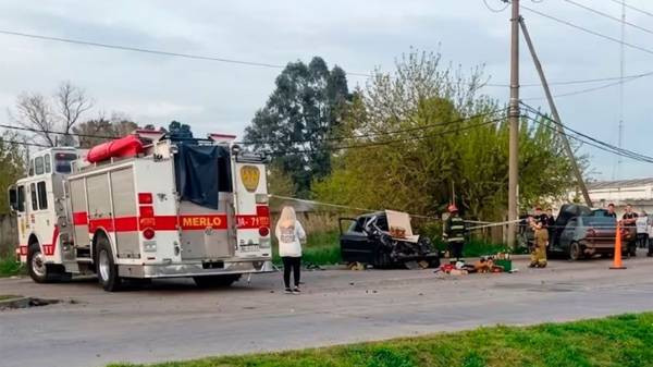 Tragedia en Merlo: un automovilista ebrio cruzó de carril, chocó y mató a una empleada de comercio