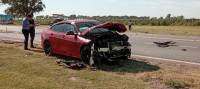 Gravísimo accidente en el acceso a Uriburu. Hay santarroseños en grave estado