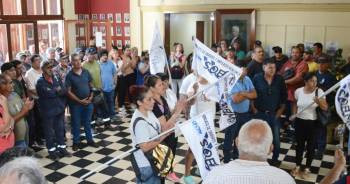Se moviliza el SOEM por la quita de un adicional a personal de Tránsito