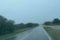 Precaución en la Ruta Nacional 35 por acumulación de agua en La Pampa