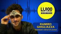Nota a Ramiro Ghigliazza, diseñador y artista plástico en LU100 Radio Capital, AM1040 / AM1100