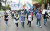 Organizaciones sociales se manifiestan contra Javier Milei