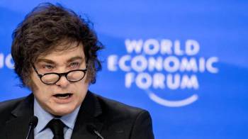 "La paz nos volvió débiles": las frases más destacadas de Milei en el Foro de Davos