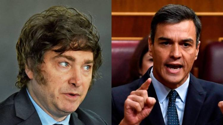 Milei profundiza su pelea con Pedro Sánchez y se agudiza la tensión diplomática: "Está más sucio que una papa"