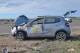 Un conductor herido tras volcar su auto en la Ruta Nacional 151