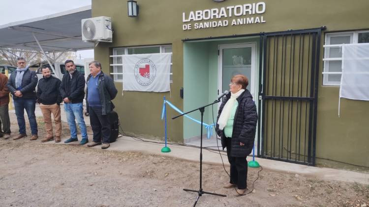 Inauguraron un laboratorio de Sanidad Animal en La Adela