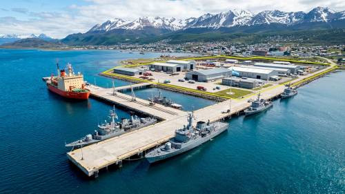 Así sería la Base Naval Integrada de Ushuaia, un proyecto que Milei busca acelerar en medio de la tensión por Malvinas