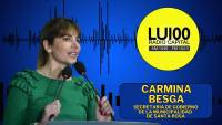 Nota a Carmina Besga, Secretaria de Gobierno de la Municipalidad de Santa Rosa, en LU100 Radio Capital AM1040 / AM 1100