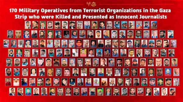 Israel asegura que 170 palestinos presentados como periodistas integraban grupos armados en Gaza