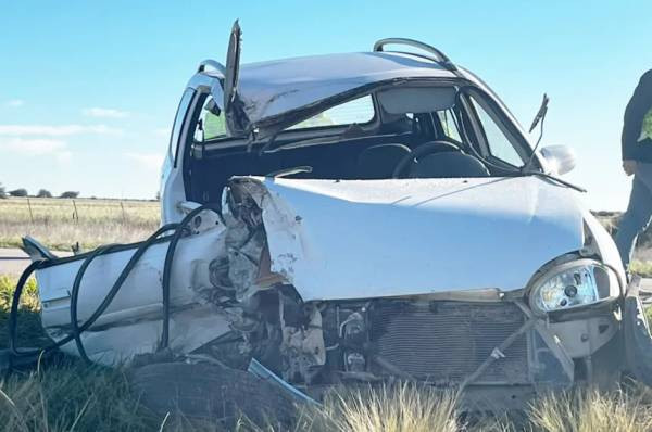 Tragedia en la Ruta 35: murió un automovilista tras chocar contra un camión de combustible