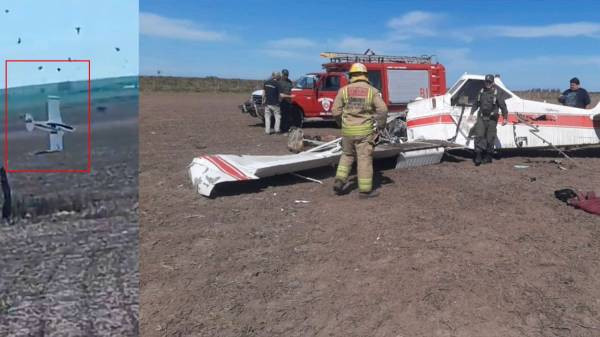 Violento accidente aéreo en Entre Ríos: se desplomó una avioneta fumigadora y el piloto fue internado