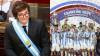 El Presidente invitó al plantel de la Selección a festejar en el balcón de la Casa Rosada