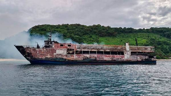 Incendio en un ferry en Filipinas: al menos cinco muertos y 86 desaparecidos frente a la isla de Coron