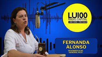 Nota a Fernanda Alonso, Intendenta de General Pico en LU100 Radio Capital AM1040 - AM1100