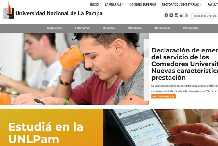 La UNLPam implementó el cursado virtual, que ayudará a los alumnos a finalizar sus carreras
