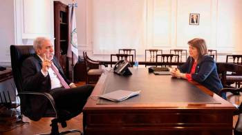 Bullrich se volvió a reunir con Aníbal Fernández y reiteró que "Argentina necesita orden"