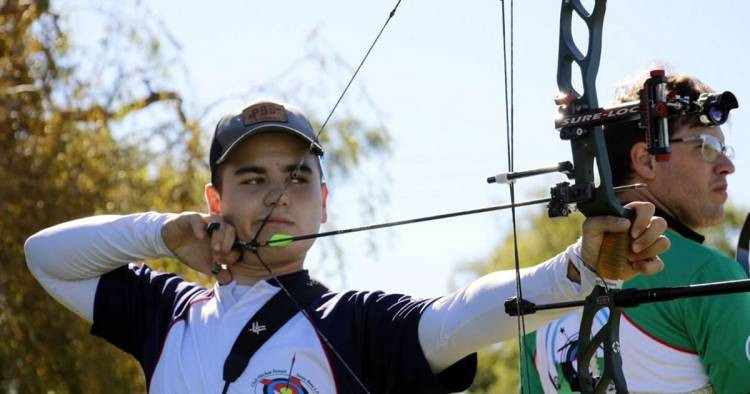 Agustín Luengo, talento pampeano del tiro con arco, busca fondos para competir en el Panamericano Indoor de México