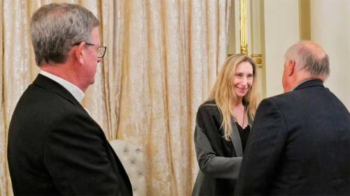 Visita papal: la cúpula del Episcopado se reunió con Karina Milei en la Casa Rosada