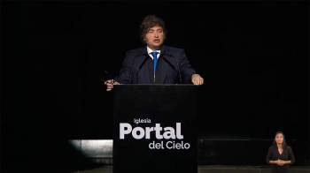 Javier Milei habló en un evento evangélico en Chaco: "La justicia social es un pecado capital"