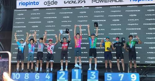 Bautista Peon Somoza, en lo más alto del podio