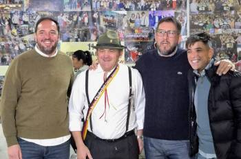 Luciano di Nápoli intensifica su recorrida provincial y visitó la localidad de Perú
