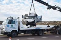 Tragedia en Bajo Giuliani: un testigo afirmó que la camioneta “siguió de largo” y reclamó mejoras urgentes en la señalización