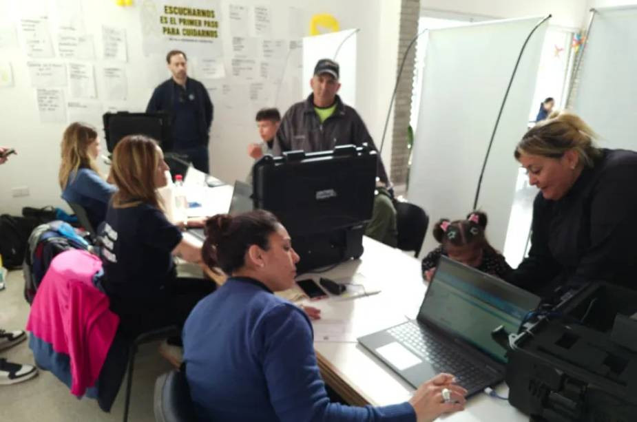 Operativo en Santa Rosa: concretaron más de un centenar de gestiones gratuitas de DNI