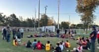 Dotan de luminarias led complejo deportivo de Huracán de Guatraché