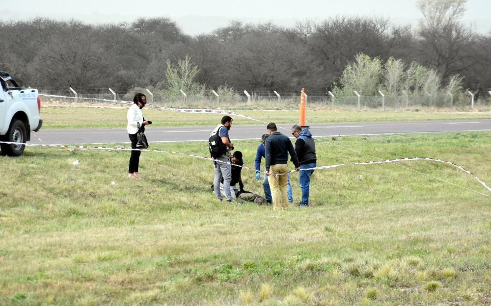 El cuerpo encontrado a la vera de la Ruta Nacional 35 es de un hombre de 69 años