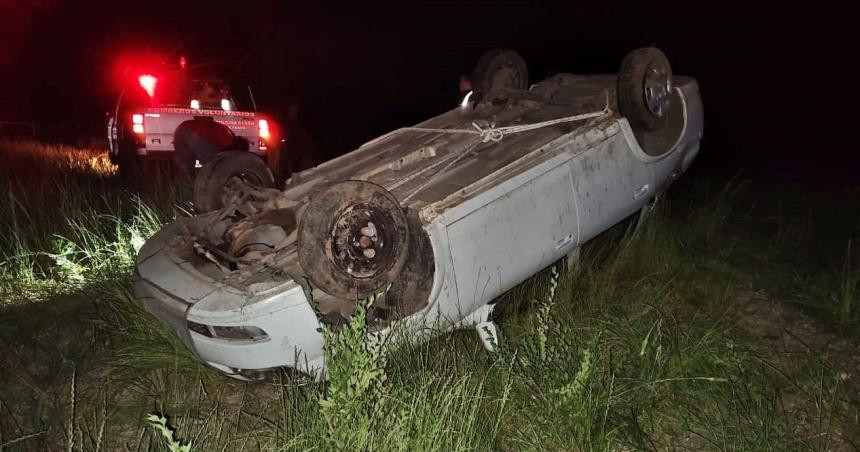 Fallecieron dos mujeres de 21 y 23 años en un vuelco sobre la Ruta Provincial 7