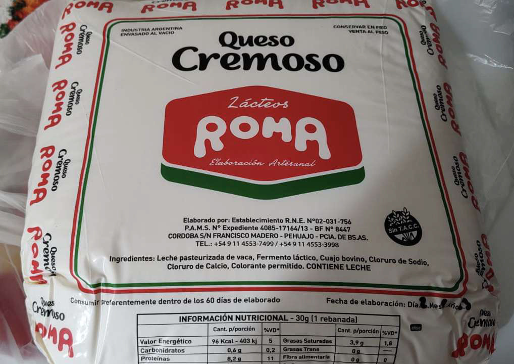 Advierten a la población por la venta de un queso cremoso