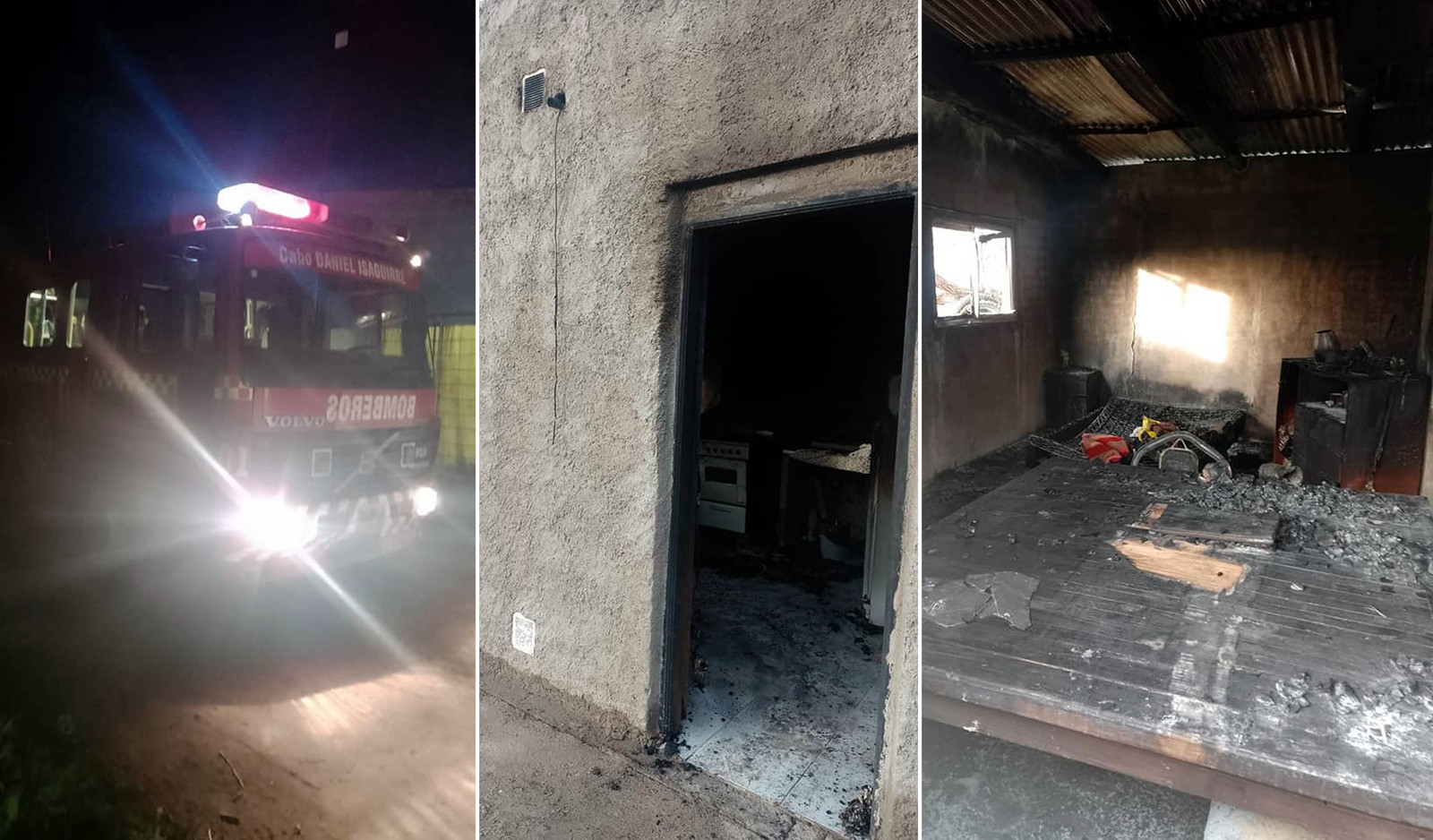 Puelén: reclamo de los vecinos tras un nuevo incendio y la falta de un cuartel de bomberos