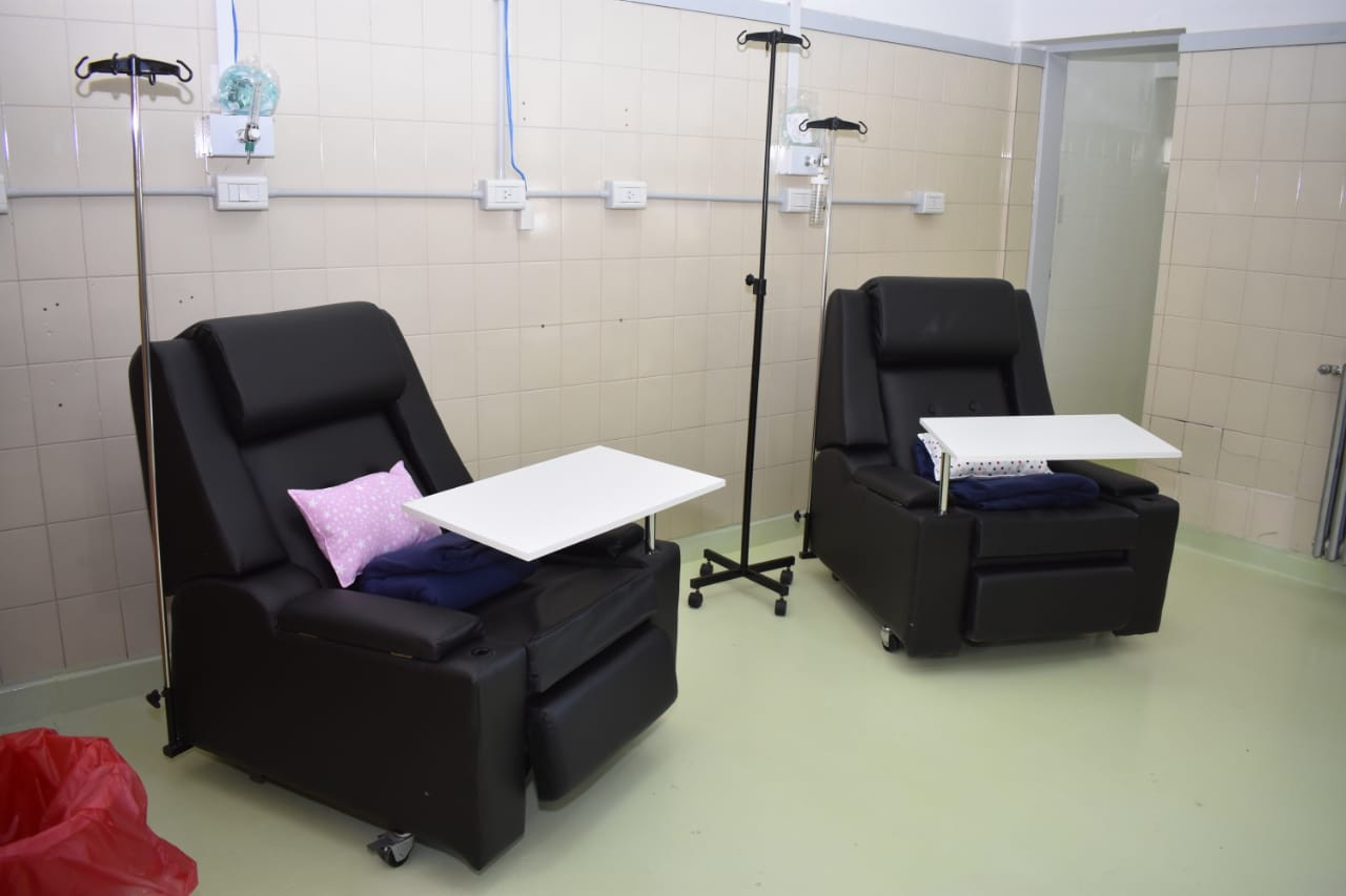 Está operativo el nuevo servicio de Quimioterapia en el Hospital de Acha