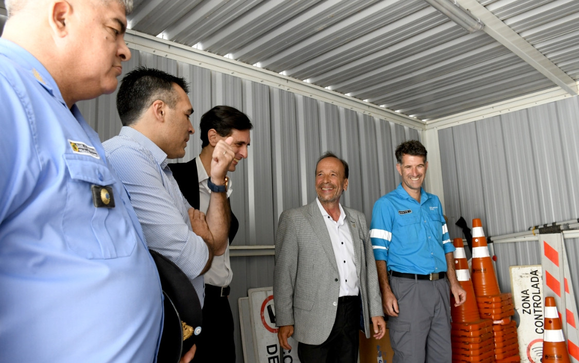 Inauguraron una base de control de la aANSV en Santa Rosa